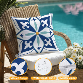 KISVODS floral boho covers suit patio, garden, porch and indoors.
