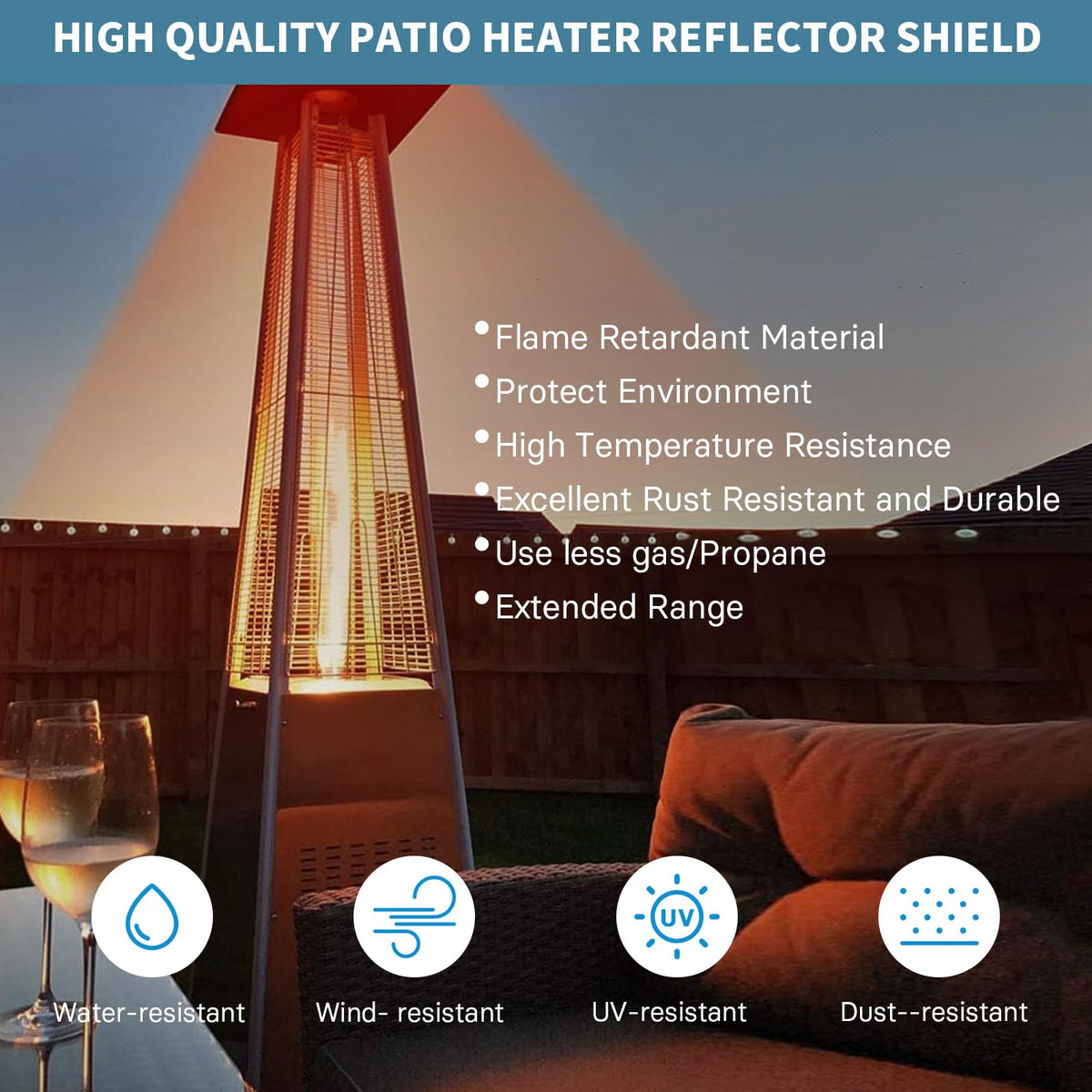 Kisworm Shield protects the glass tube from wind and debris for outdoor use