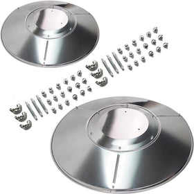 Kisworm patio heater reflector, 33-inch diameter, boosts heat projection.
