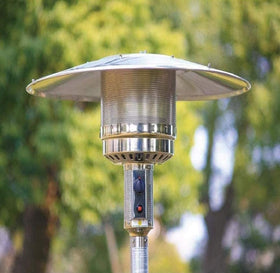 Kisworm durable patio heater dome protects against weather.