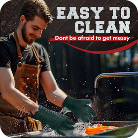 Kitchen Perfection heavy-duty bbq gloves set – durable protection for intense cooks.