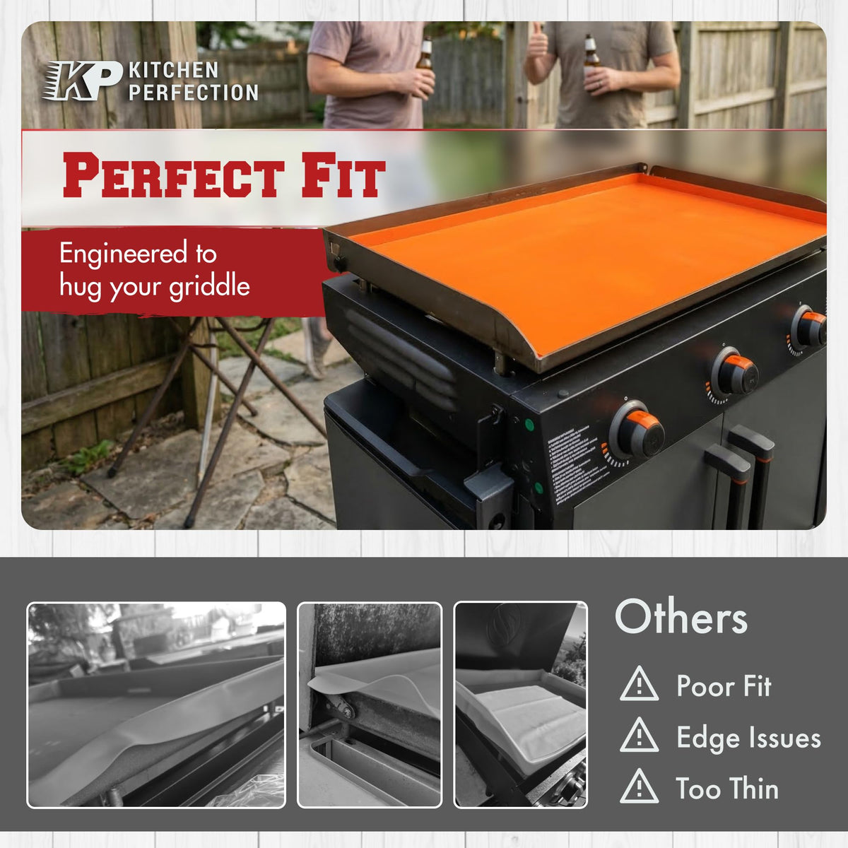 Gift-ready packaging for BBQ lovers featuring Kitchen Perfection.