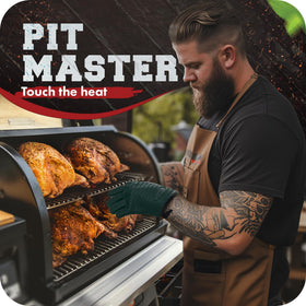 Kitchen Perfection non-slip grip gloves – secure handling of hot pans.