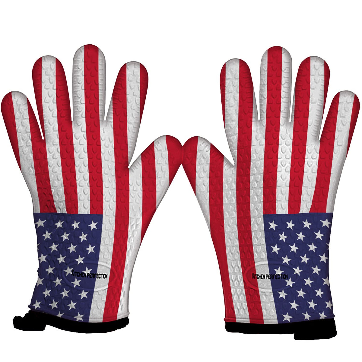 Kitchen Perfection silicone smoker gloves 11in showcase heat-resistant grip for grilling