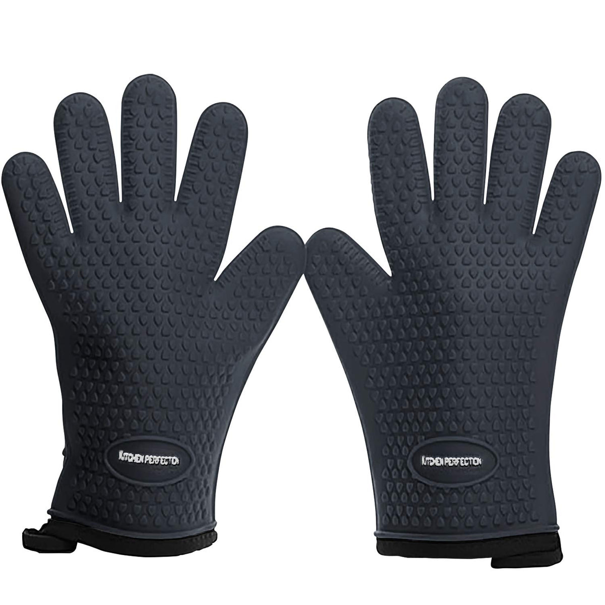 Kitchen Perfection XL heatproof gloves up to 500°F for safe grilling