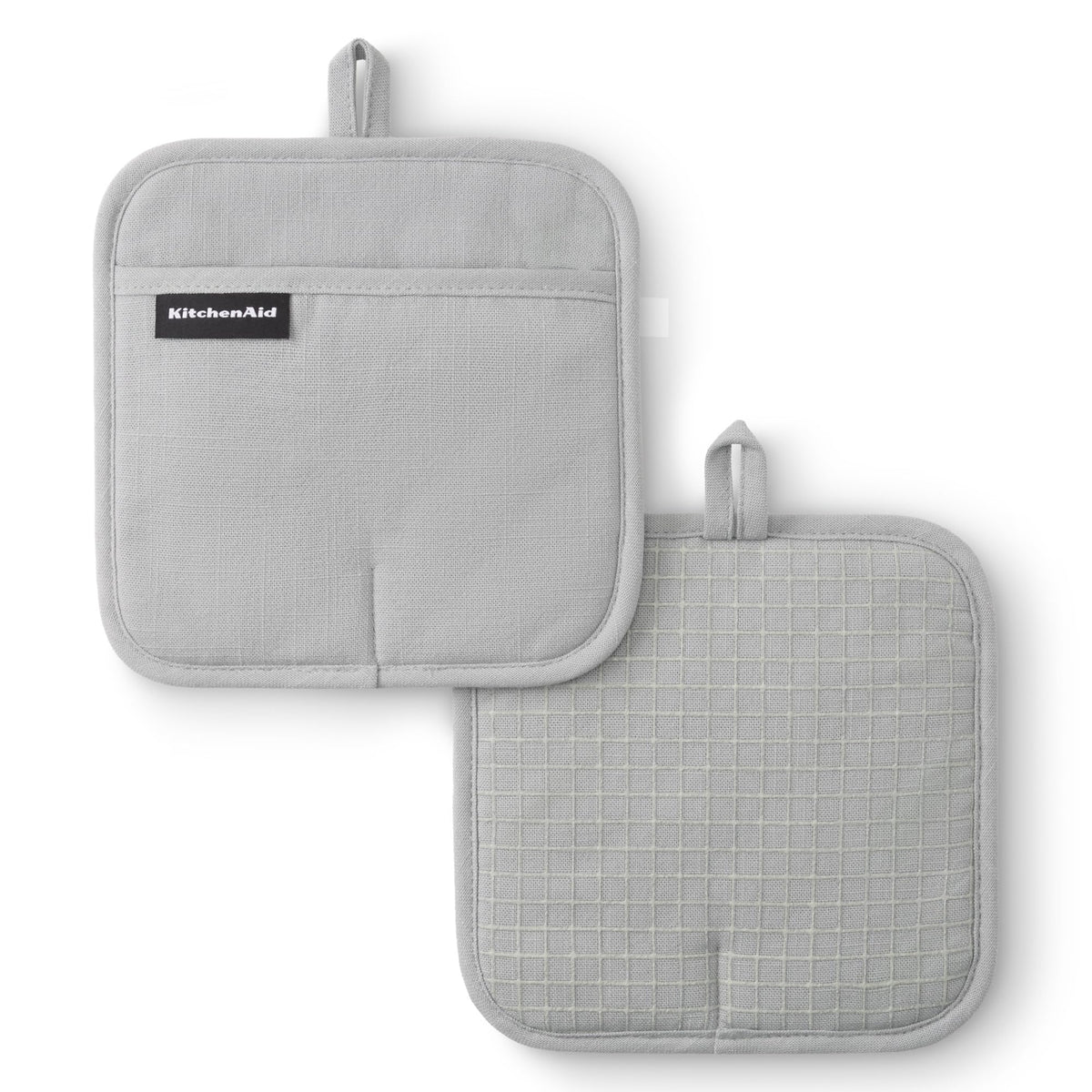 KitchenAid Gridlines Pot Holder with heat resistance up to 600°F for safe handling.
