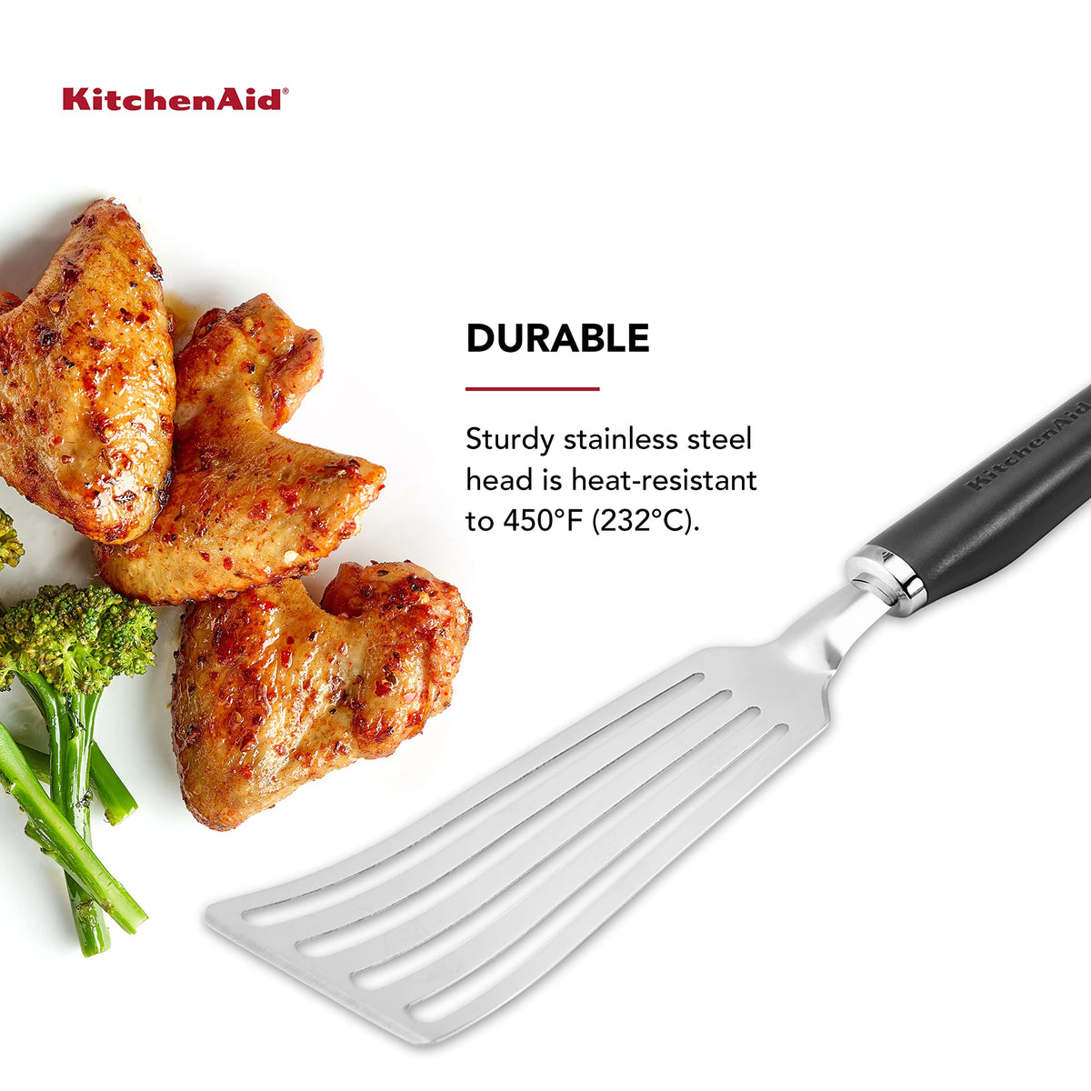 KitchenAid KO024OHOBA rust-resistant 18-8 stainless steel construction