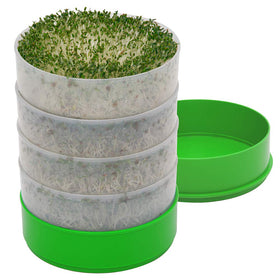 KITCHEN CROP Deluxe seed sprouter with four trays for year round fresh sprouts
