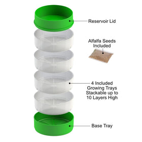 KITCHEN CROP hydrophobic irrigation system reduces seed clumping during germination
