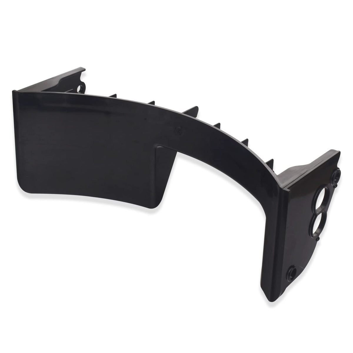 KitchenKipper rear baffle for Toro mower reduces debris spray for a cleaner cut.