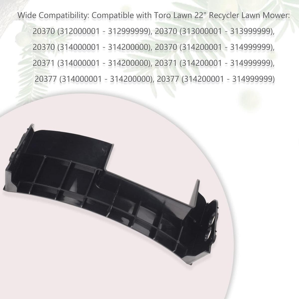KitchenKipper compatible baffle for Toro 20330/20331 series.