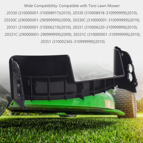 KitchenKipper Recycler series rear baffle for Toro mowers.