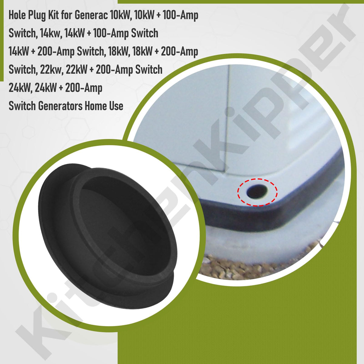 KitchenKipper 4-piece pack for Enerac generators provides complete coverage