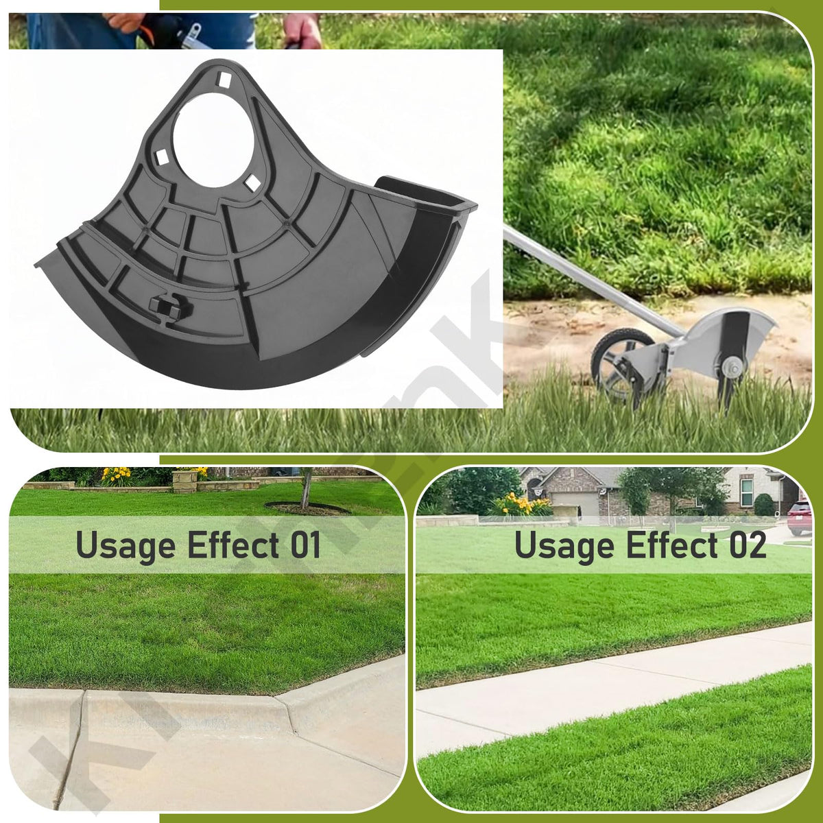 KitchenKipper durable blade guard offers reliable protection during edging projects.