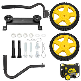 KitchenKipper generator wheel kit assembly enhances mobility and quick setup.