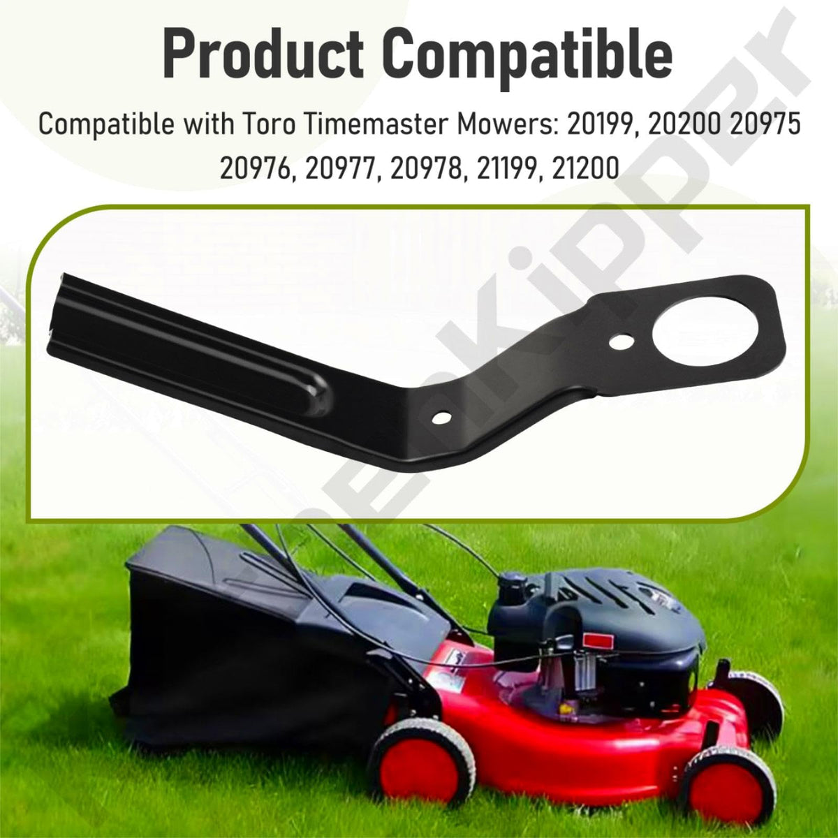 KitchenKipper rear arm spring for Toro Timemaster 20977 enhances lifting performance