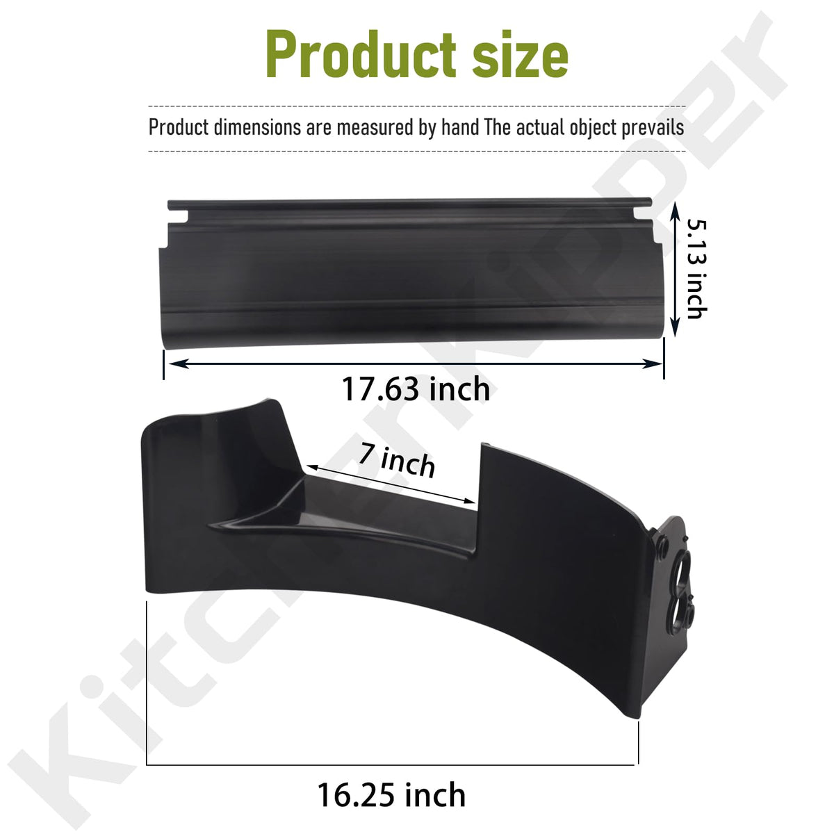 KitchenKipper trailing-shield-flap 115-8420 guards debris and improves discharge control.