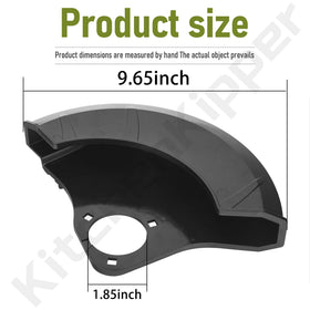 KitchenKipper universal edger attachment enables precise edge lines on driveways.