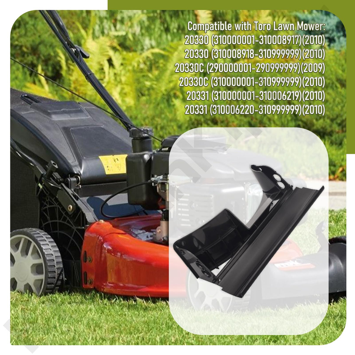 KitchenKipper wide compatibility across Toro 22in Recycler models.