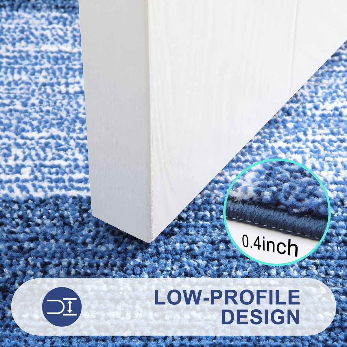 Kitinjoy absorbent dirt trap mat blocks mud from floors.