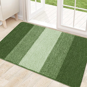 Kitinjoy door mat entryway 32x20 traps moisture and dirt at the doorstep.
