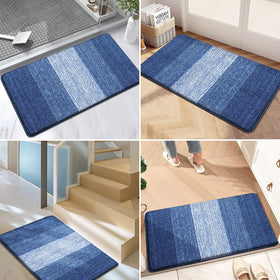 Kitinjoy durable braided-edge mat suits indoor and outdoor use.