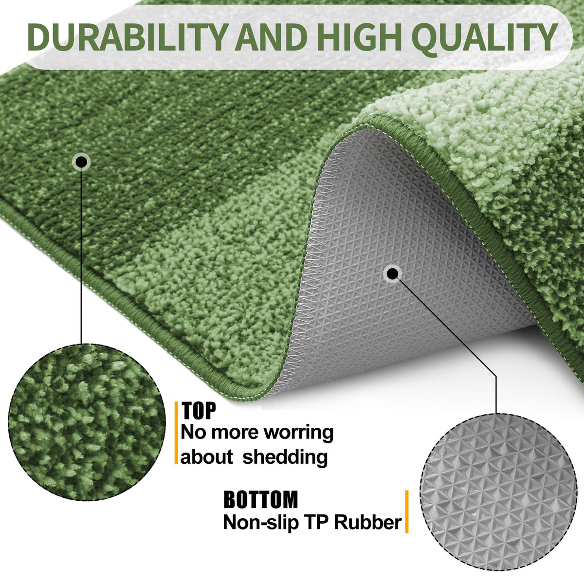 Kitinjoy low-profile 0.4-inch mat fits under doors, catching water.