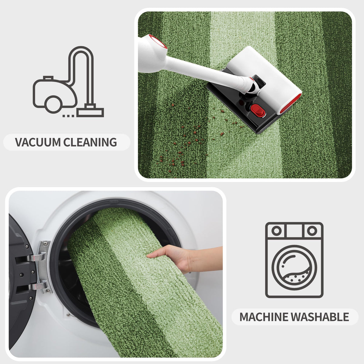 Kitinjoy weather-resistant entrance mat shields indoor floors from moisture.