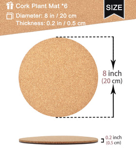 KITLAB absorbent cork coaster under pot absorbs moisture, protects surfaces.