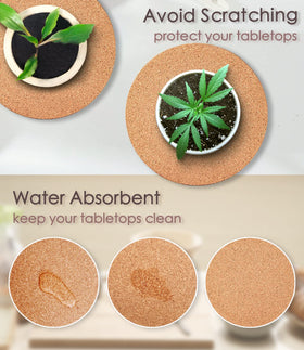 KITLAB cork drying mat 10inch absorbent image highlighting moisture management.