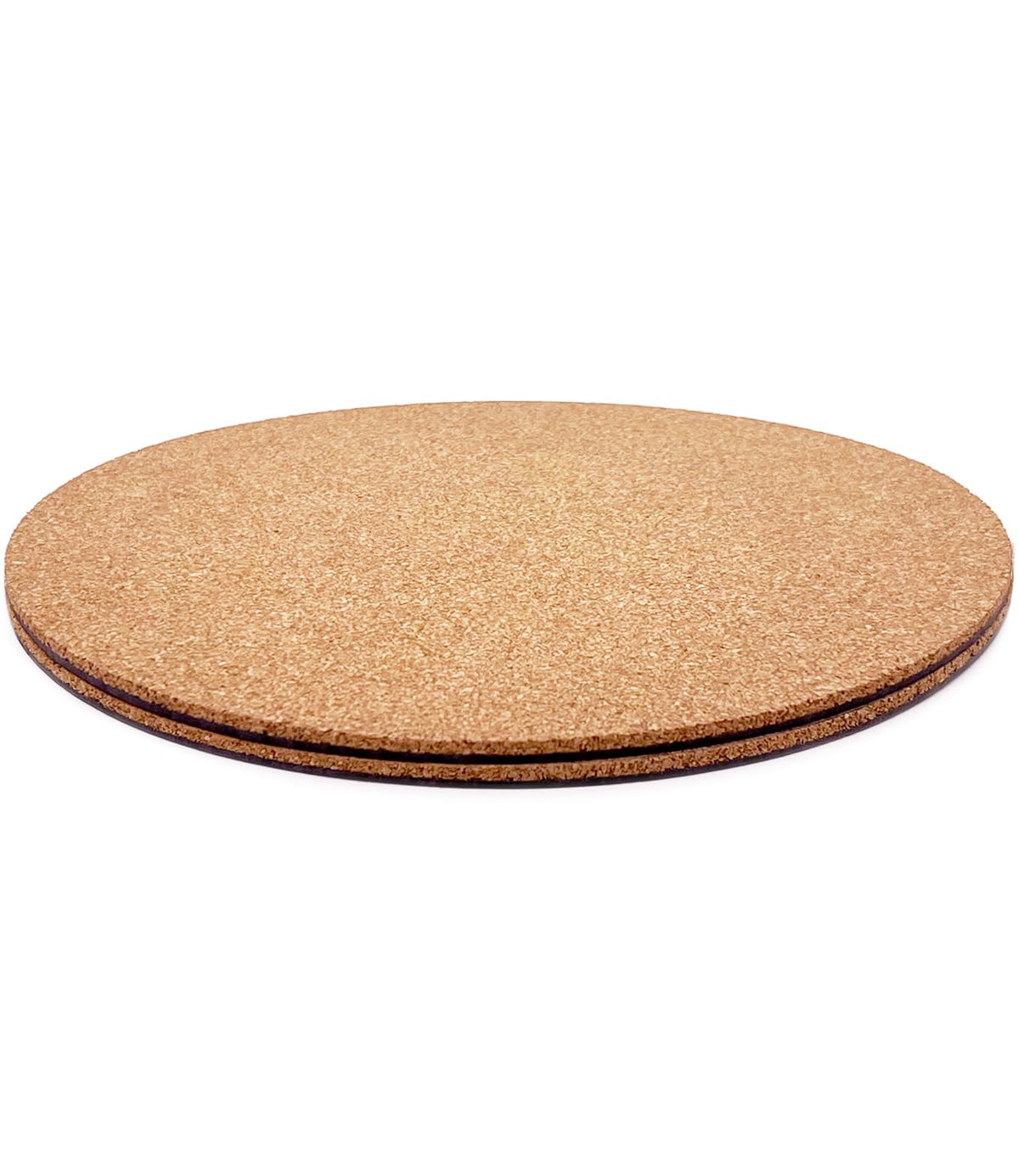 KITLAB cork plant coaster round table protects surfaces from scratches.