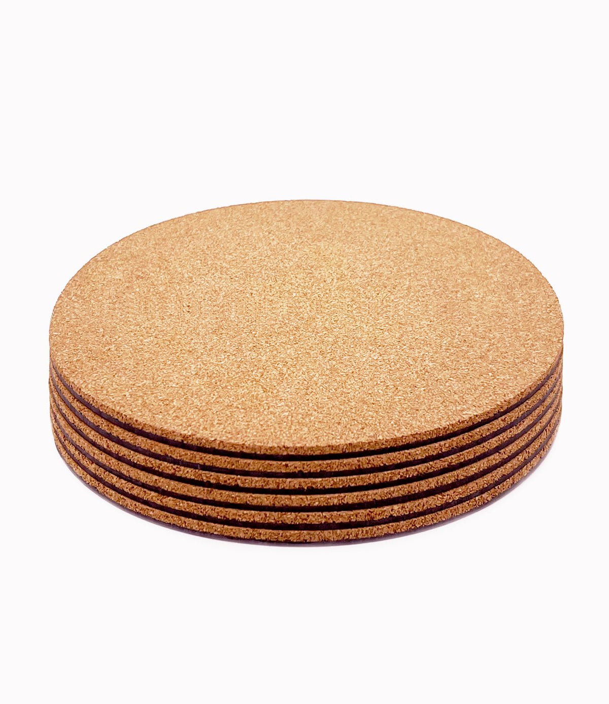 KITLAB cork plant coasters double-layer four inch protect surfaces and prevent leaks.