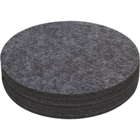 KITLAB felt plant coaster under a potted plant protecting surfaces from spills