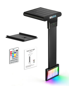 Kitloo angle-adjustable lamp head targets lighting where you need it.