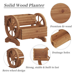 Kitsanery assembly-friendly planter with labeled parts for quick setup