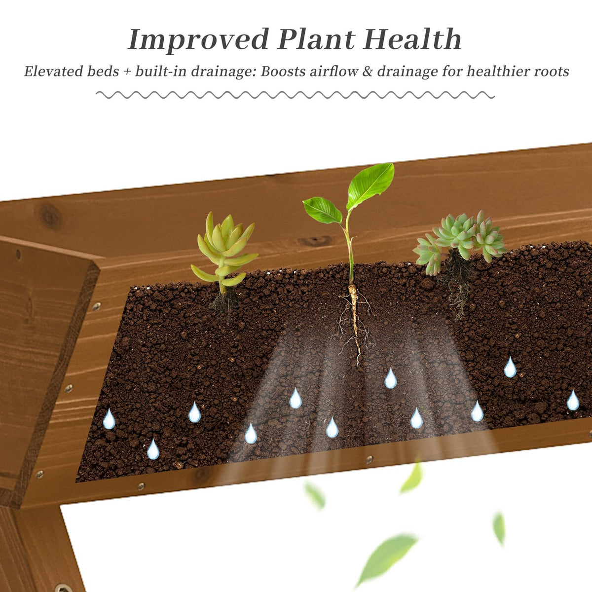 Kitsanery indoor outdoor gardening in brown complements any space