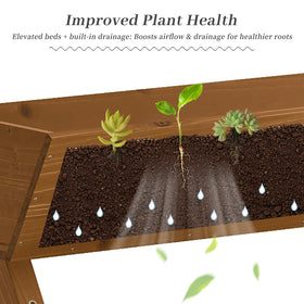 Kitsanery indoor outdoor gardening in brown complements any space