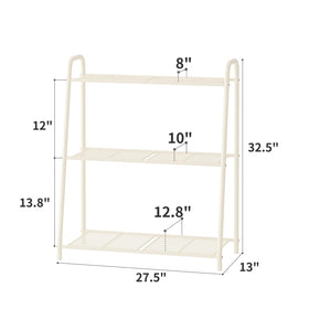 Kitsanery indoor-outdoor plant rack offers stylish, compact display.