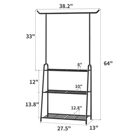 Kitsanery patio plant stand displaying pots on multiple levels