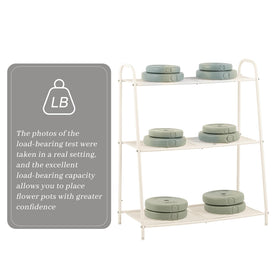 Kitsanery spacious top tier accommodates tall plants gracefully.