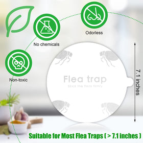 Kittmip 30-pack flea trap refills for ongoing indoor pest control