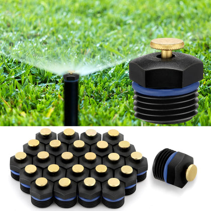 Kittmip sprinkler heads deliver wide-area coverage for large lawns and fields.