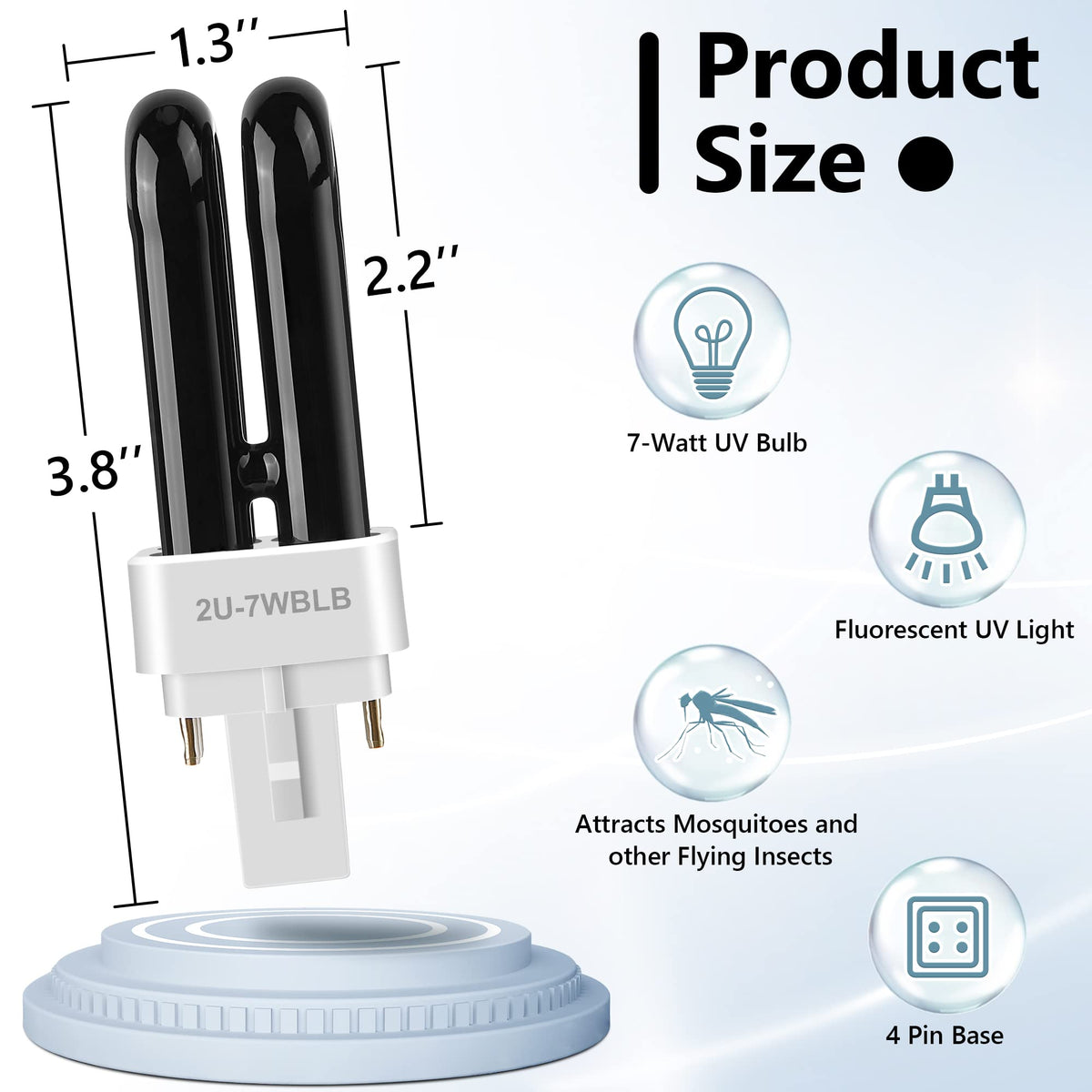 Kittmip Dynatrap DT1050 UV bulb replacement for DT1050 unit.