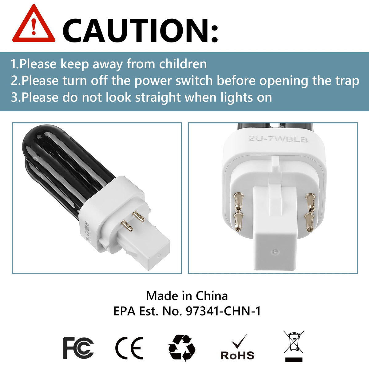 Kittmip quick-install replacement UV bulb for ease of setup.