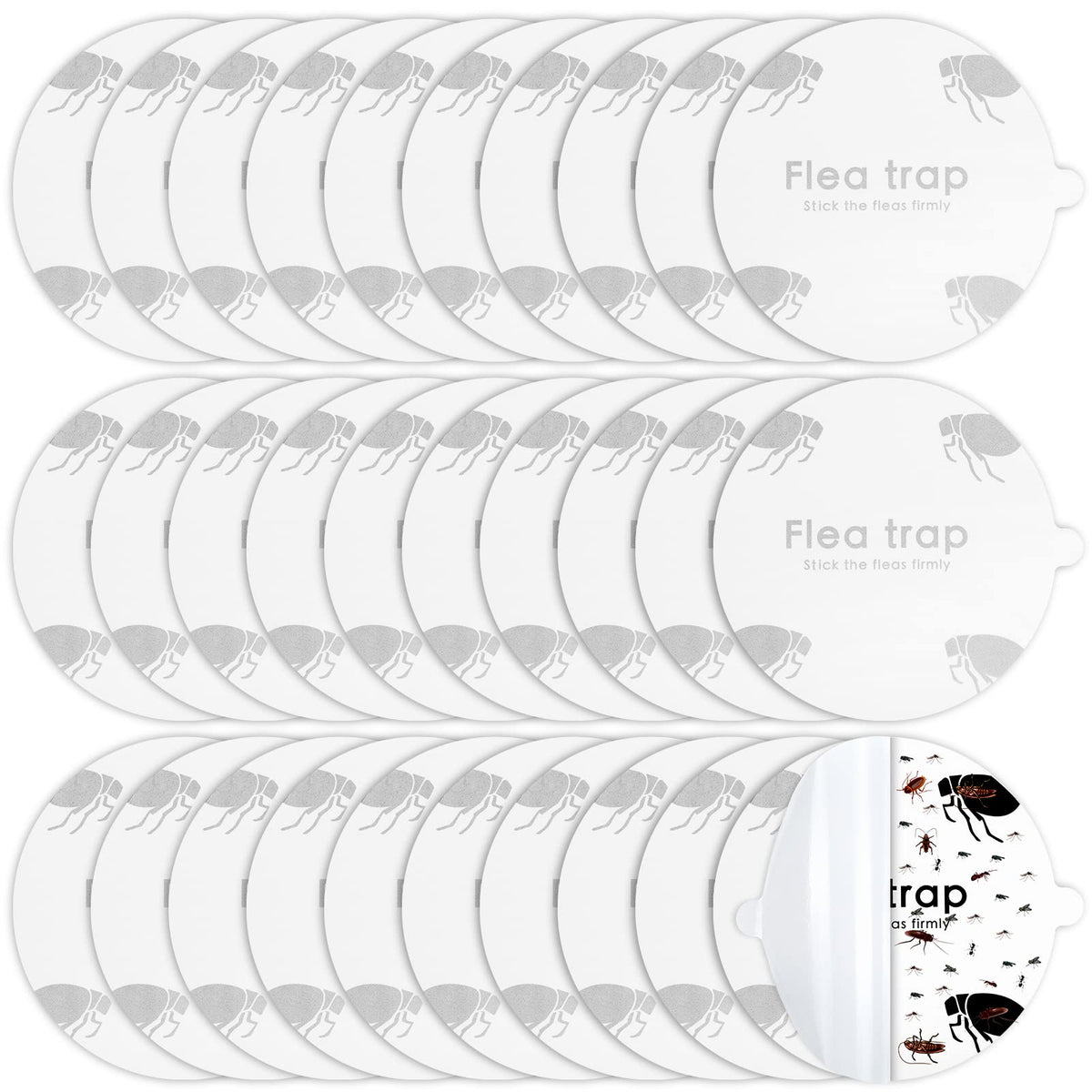 Kittmip flea trap refill disc 18 cm catching mosquitos indoors safely