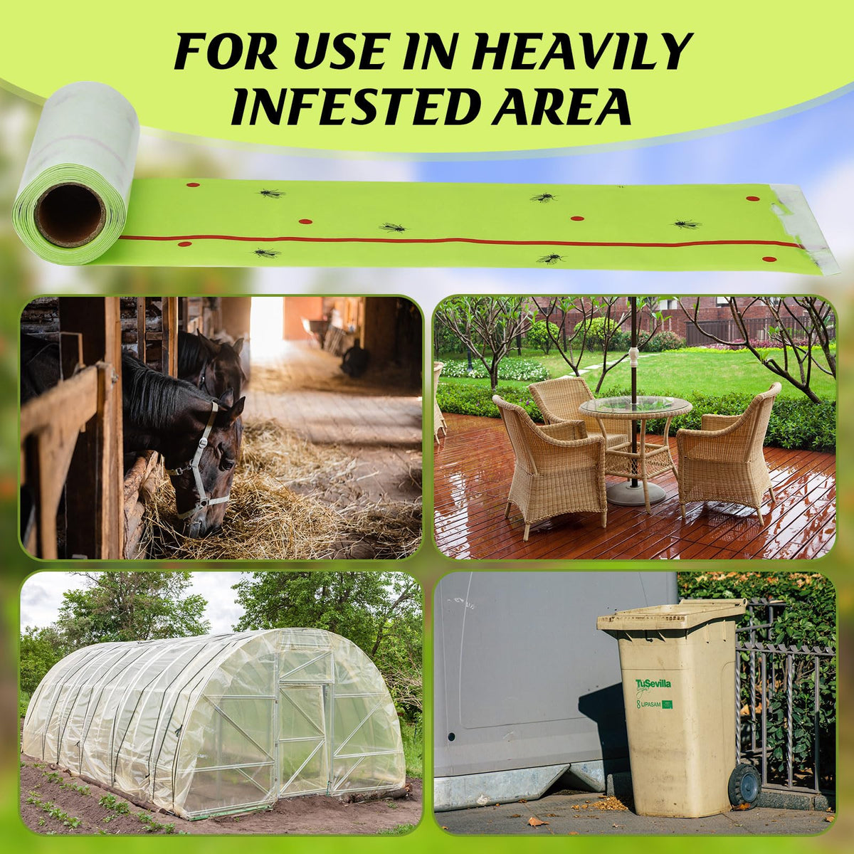 Kittmip outdoor garden use shown in a green space setting.