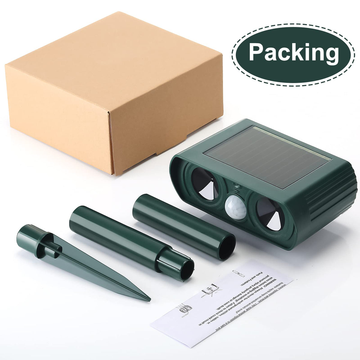 Kittmip 3-pack top view showing compact green units