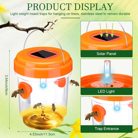 Kittmip Wasp Trap dual entry tunnels increase capture opportunities