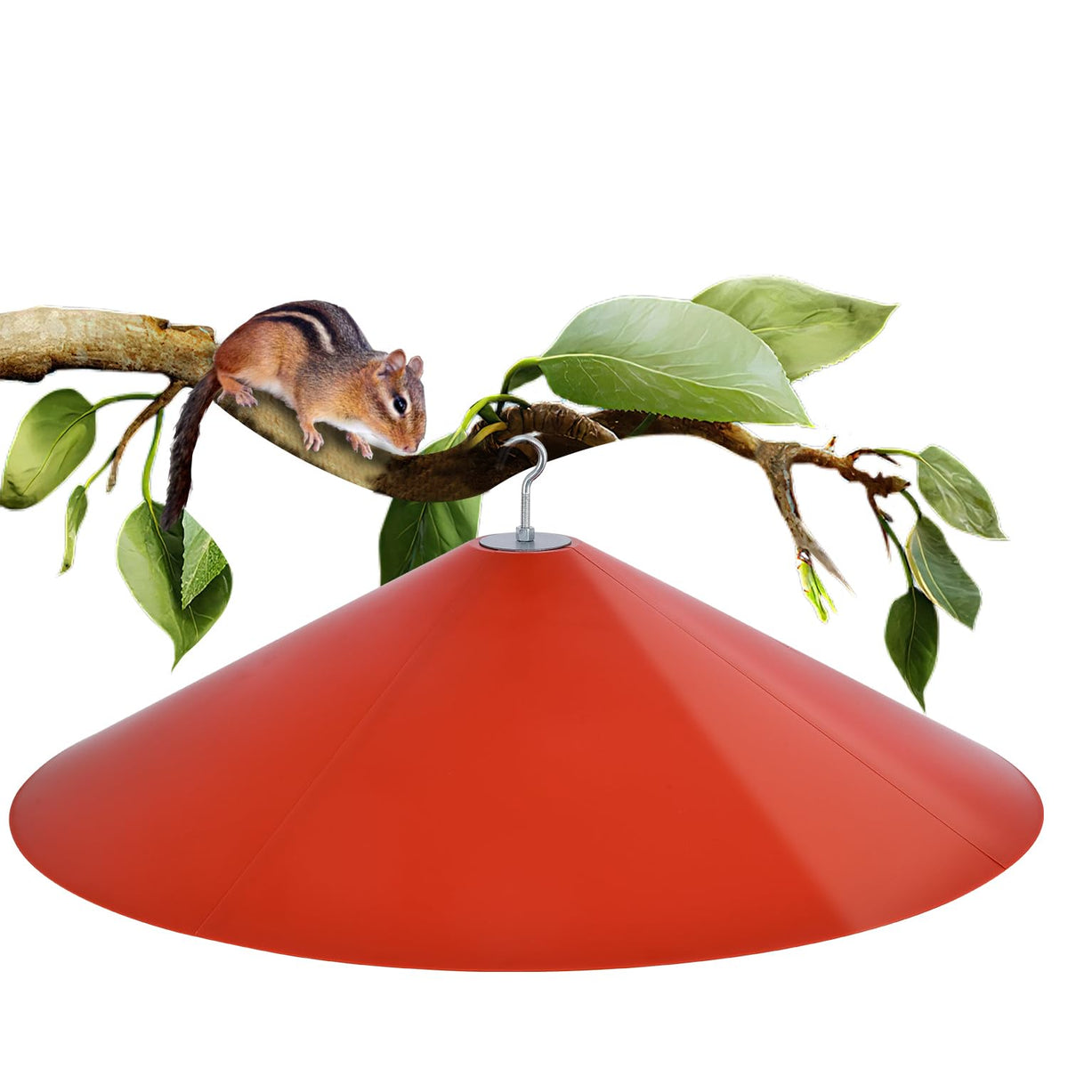 KITVONA 24in Squirrel Baffle wide shields feeders from squirrels outdoors
