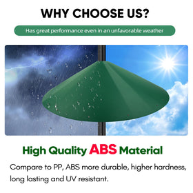 KITVONA durable chew-resistant metal frame resists outdoor wear.